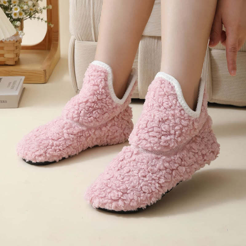 Plus Size Cozy Home Slippers - Pink - EU44-45(US9-10) - image 2