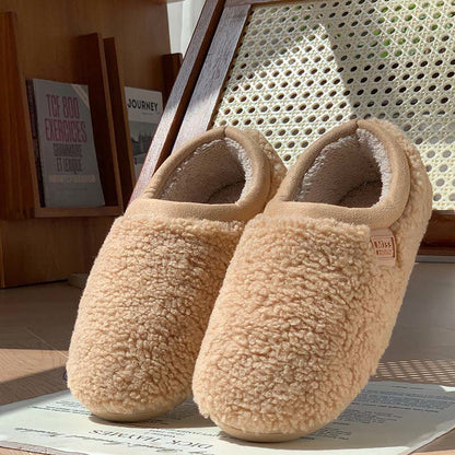 Plus Size Soft Sole Winter Slippers - Camel - EU46-47(US11-12) - image 10