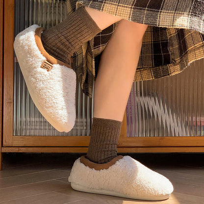 Plus Size Soft Sole Winter Slippers - image 1