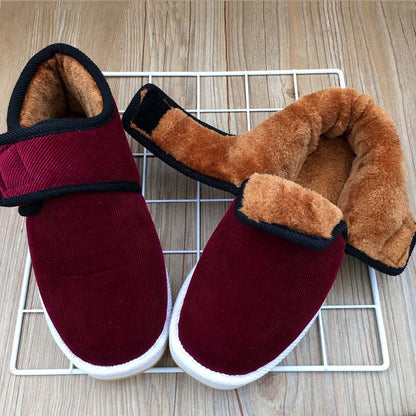 Plus Size Velcro Heat Retention Slippers - image 0