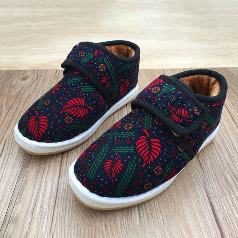 Plus Size Flower Plant Leopard Print Slippers - image 10