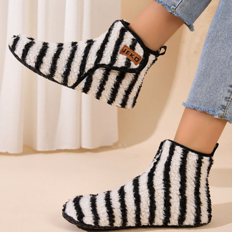 Plus Size Stripe Slippers - image 1