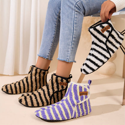 Plus Size Stripe Slippers - image 0