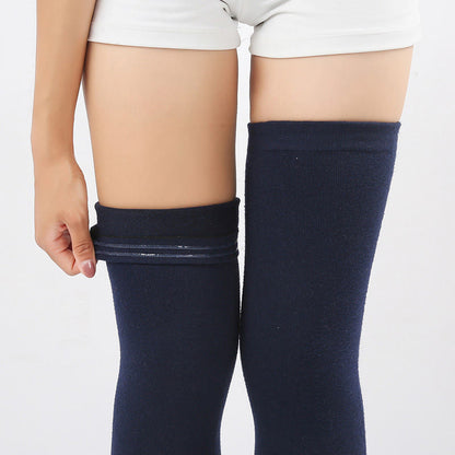 Plus Size Solid Color Long Thigh Sleeves - image 11