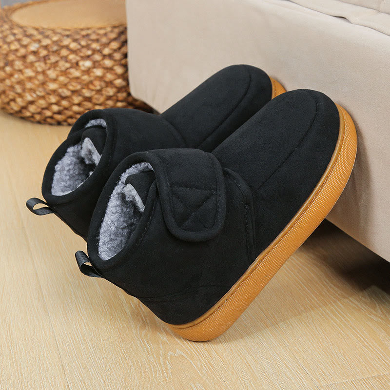 Plus Size Skin Friendly Soft Slippers - Black - EU47-48(US12-12.5) - image 12