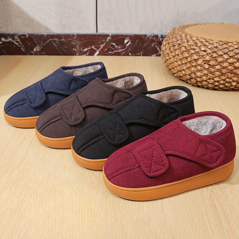 Plus Size Velcro Loose Slippers - image 0