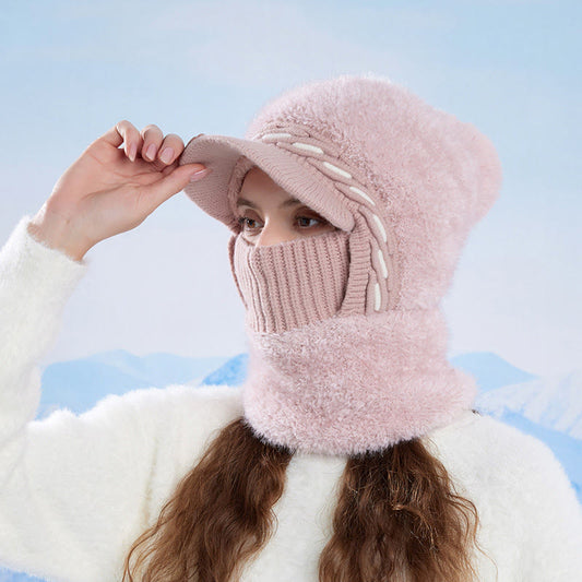 Warm Fleece Trapper Cap Hooded Scarf - image 0