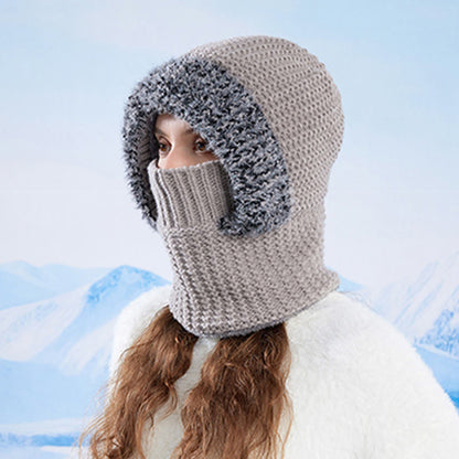 Stand Up Face Cover Hooded Scarf - image 4