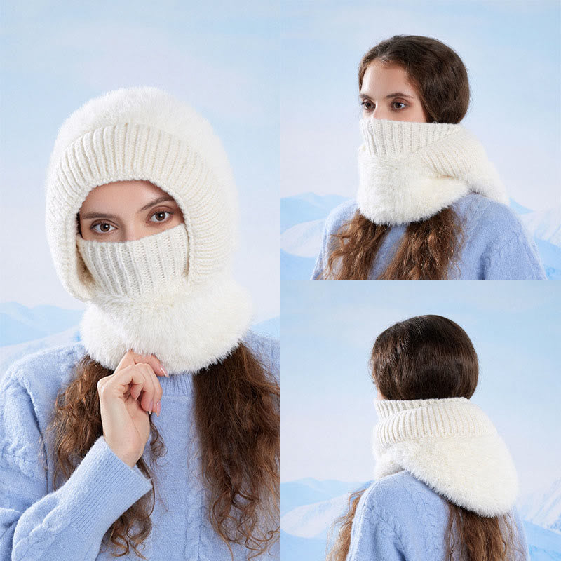 Warm Winter Hooded Scarf - image 0
