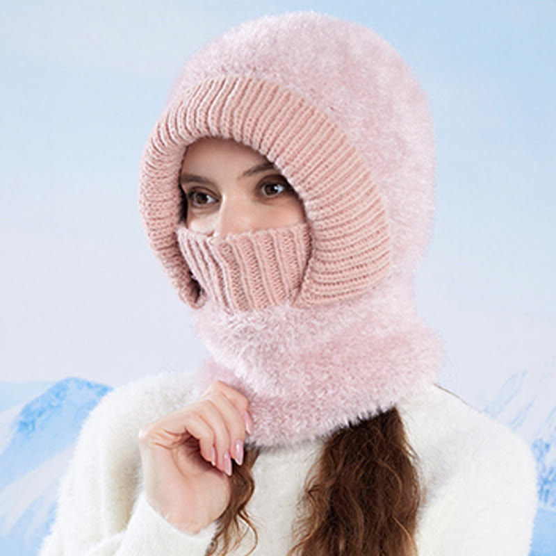 Warm Winter Hooded Scarf - image 1