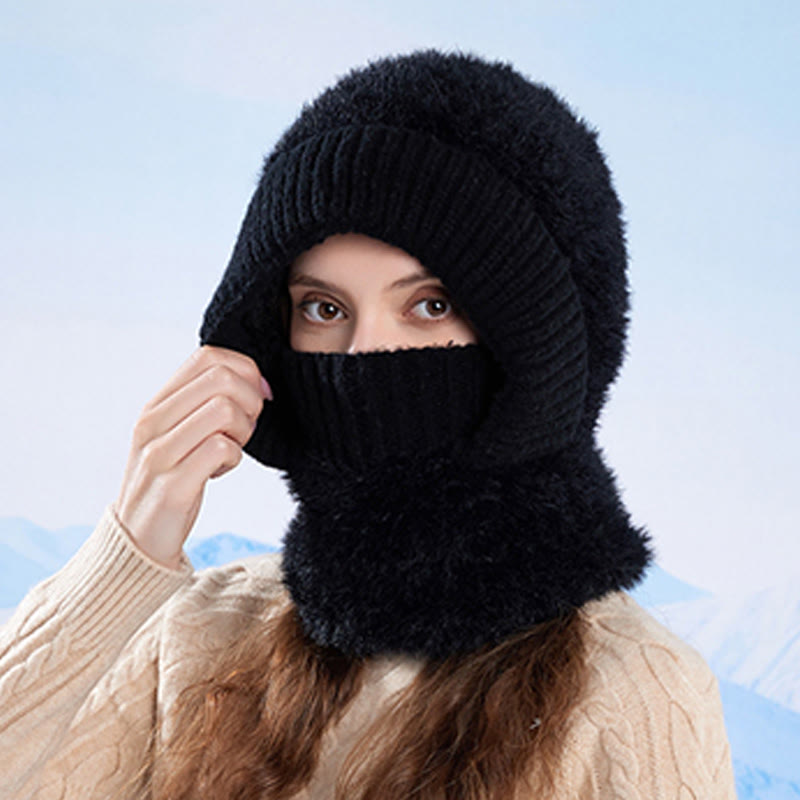 Warm Winter Hooded Scarf - image 4