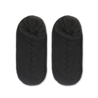 Plus Size Thickened Cozy Home Slipper Socks - Black - EU36-41(US3-7.5) - image 5