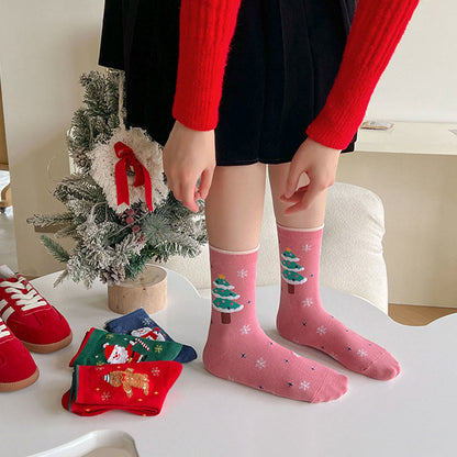 Creative Cartoon Quarter Socks(4 Pairs) - image 1