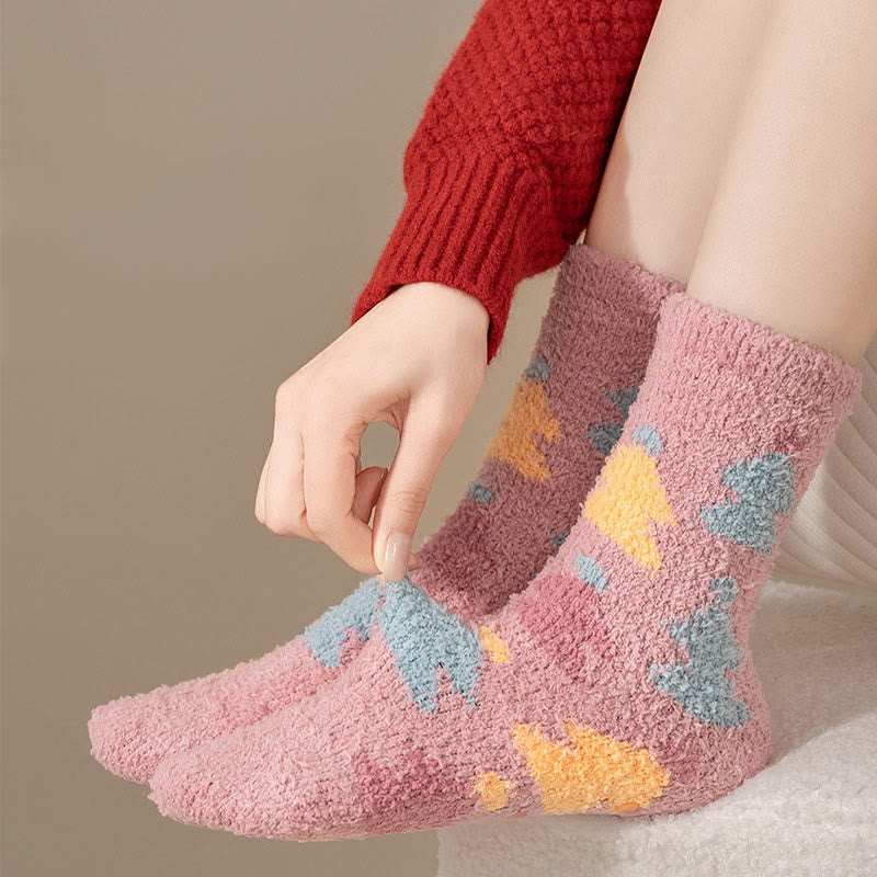 Non Shedding Coral Fleece Slipper Socks - image 1