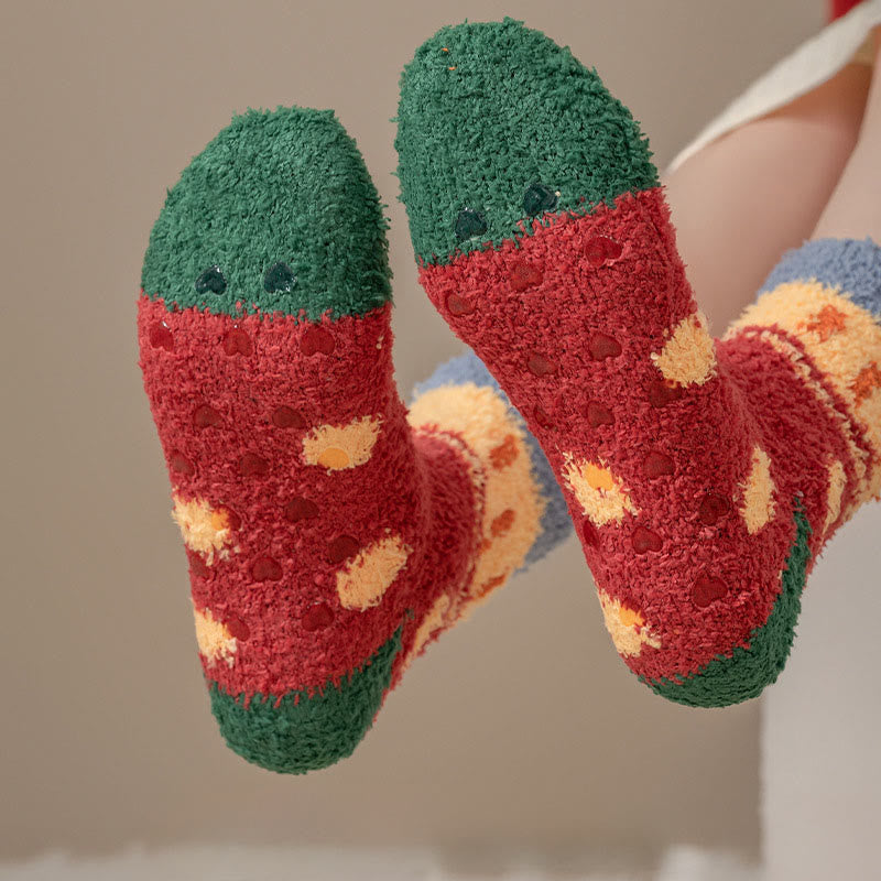 Non Shedding Coral Fleece Slipper Socks - image 4