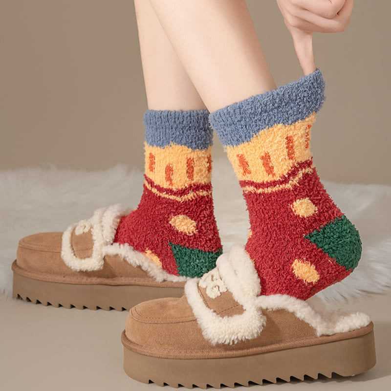 Non Shedding Coral Fleece Slipper Socks - image 5