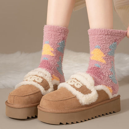 Non Shedding Coral Fleece Slipper Socks - image 7
