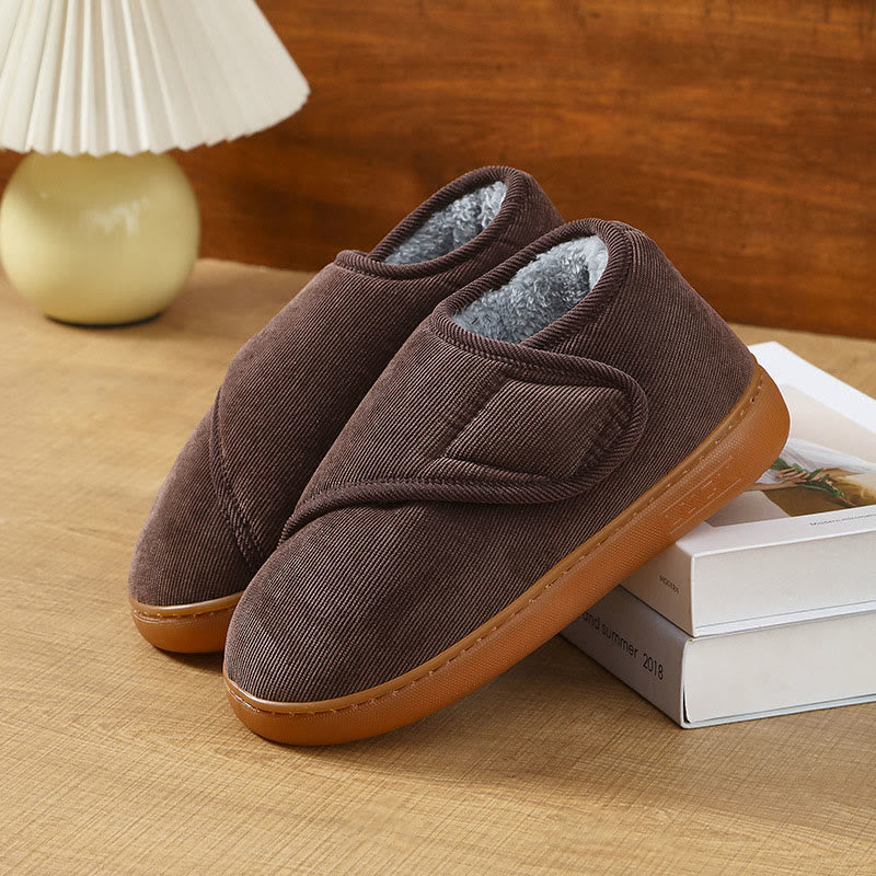 Plus Size Cozy Fleece Slippers - Brown - EU46-47(US9-10) - image 12