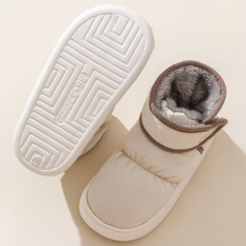 Plus Size Warm High Top Slippers - image 4