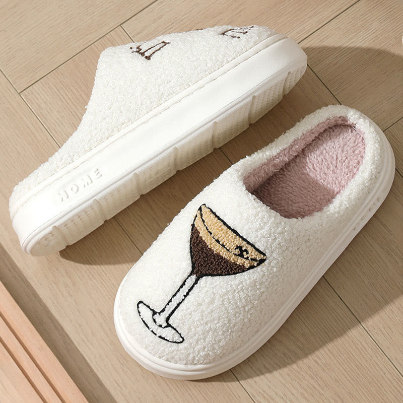 Plus Size Cocktail Glass Slippers - image 4