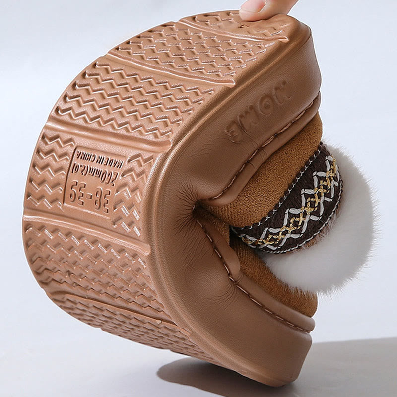 Plus Size Soft Suede Slippers - image 6