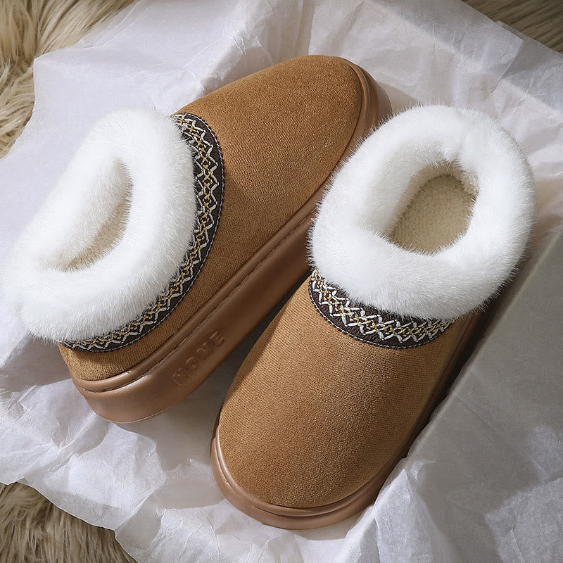Plus Size Soft Suede Slippers - image 11