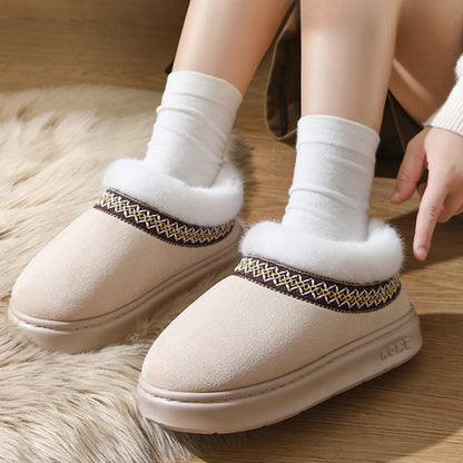 Plus Size Soft Suede Slippers - image 4