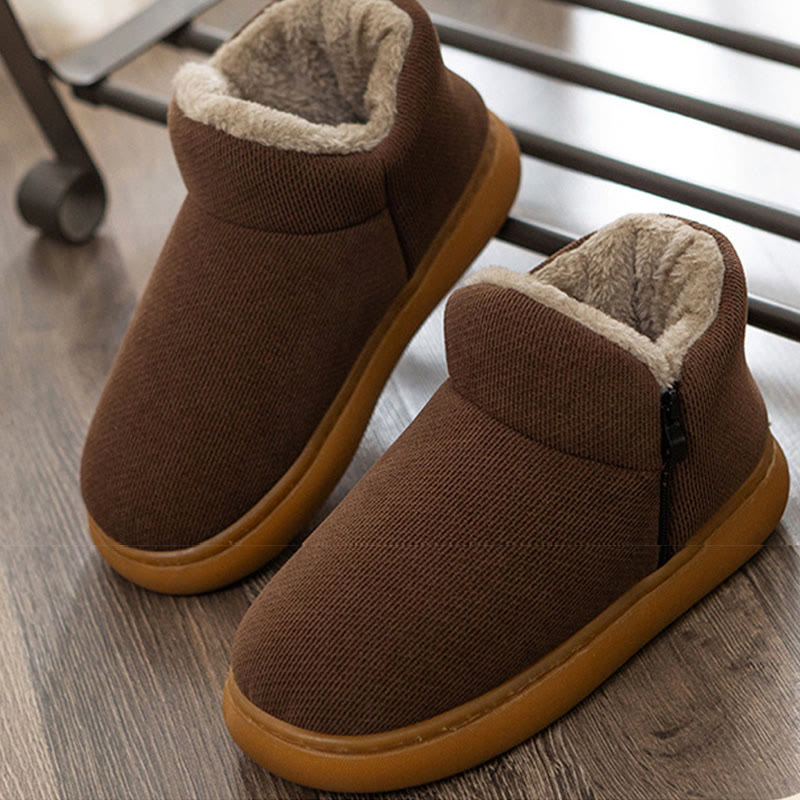 Plus Size Soft Zipper Slippers - image 7