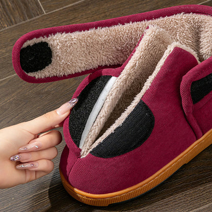 Plus Size Wind Blocking Winter Slippers - image 2