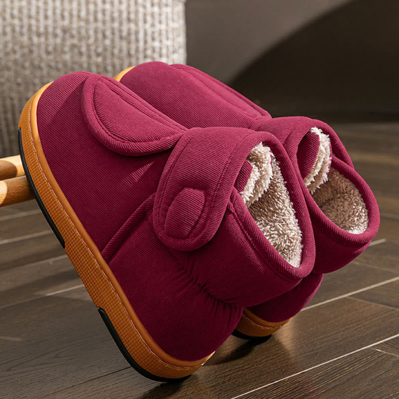Plus Size Wind Blocking Winter Slippers - image 6