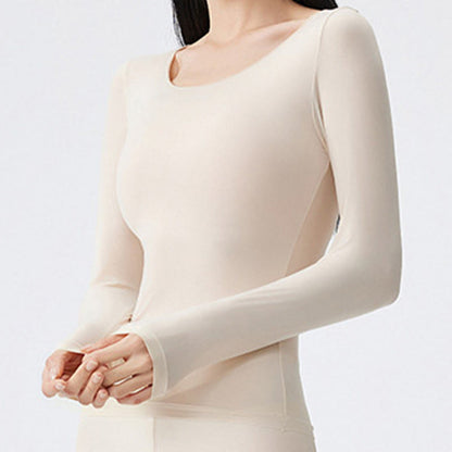 High Stretch Base Layer Top - Beige - XL - image 11