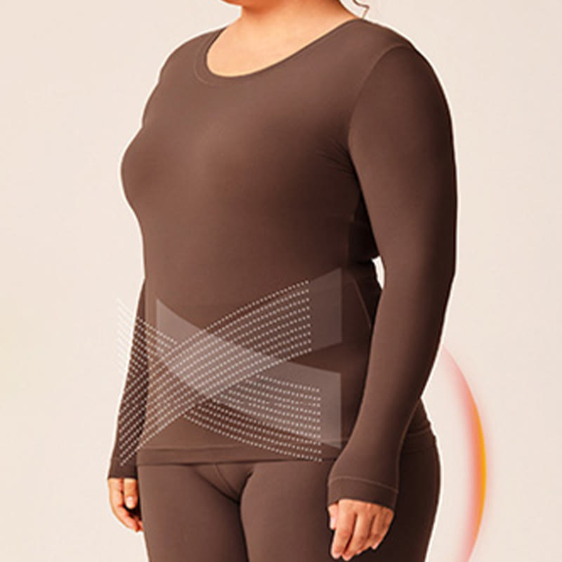 High Stretch Base Layer Top - Coffee - XL - image 12