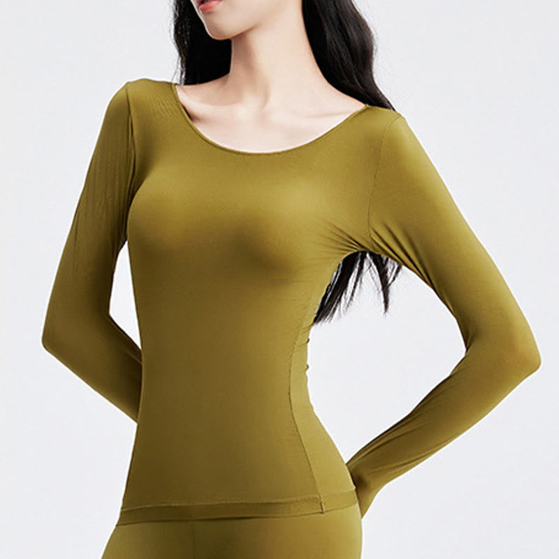 High Stretch Base Layer Top - Green - XL - image 16