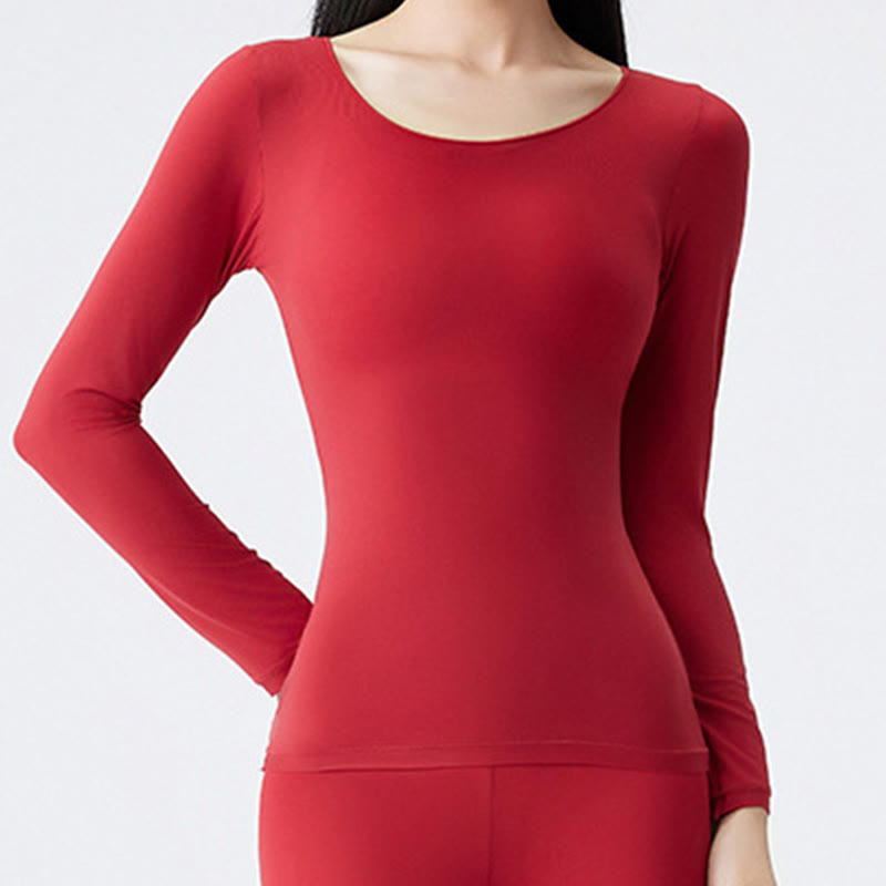 High Stretch Base Layer Top - Red - XL - image 13