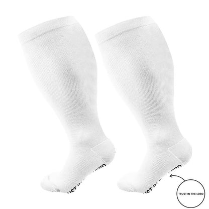 Plus Size Trust In The Lord  Compression Socks(3 Pairs) - image 7