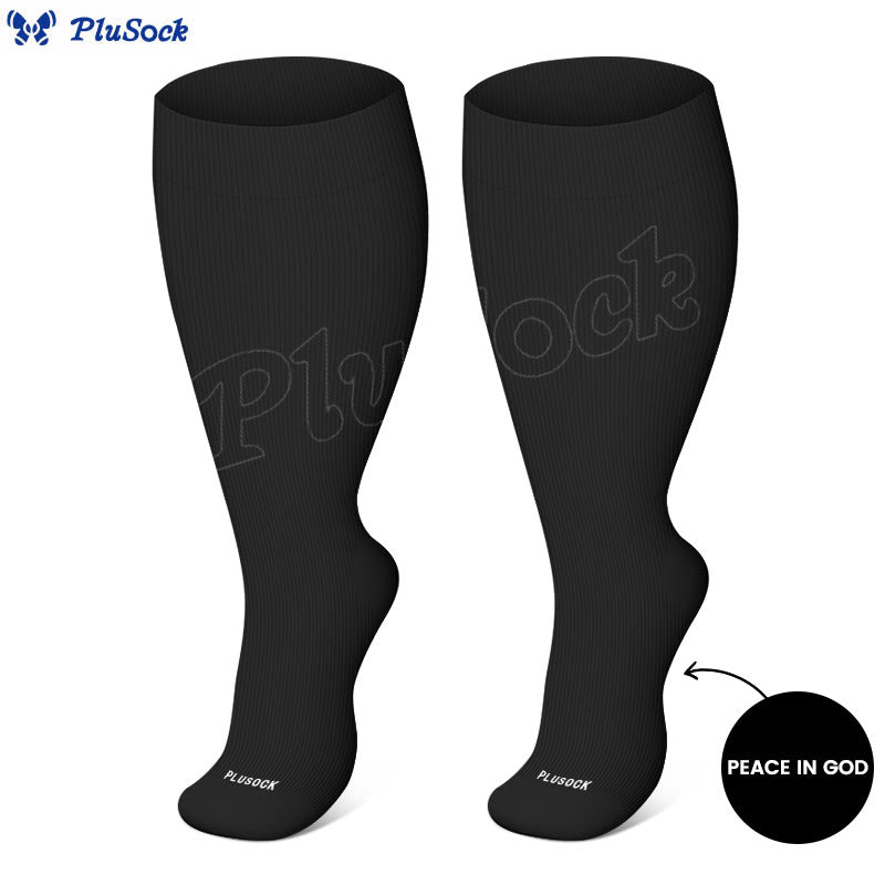 Plus Size Trust In The Lord  Compression Socks(3 Pairs) - image 10