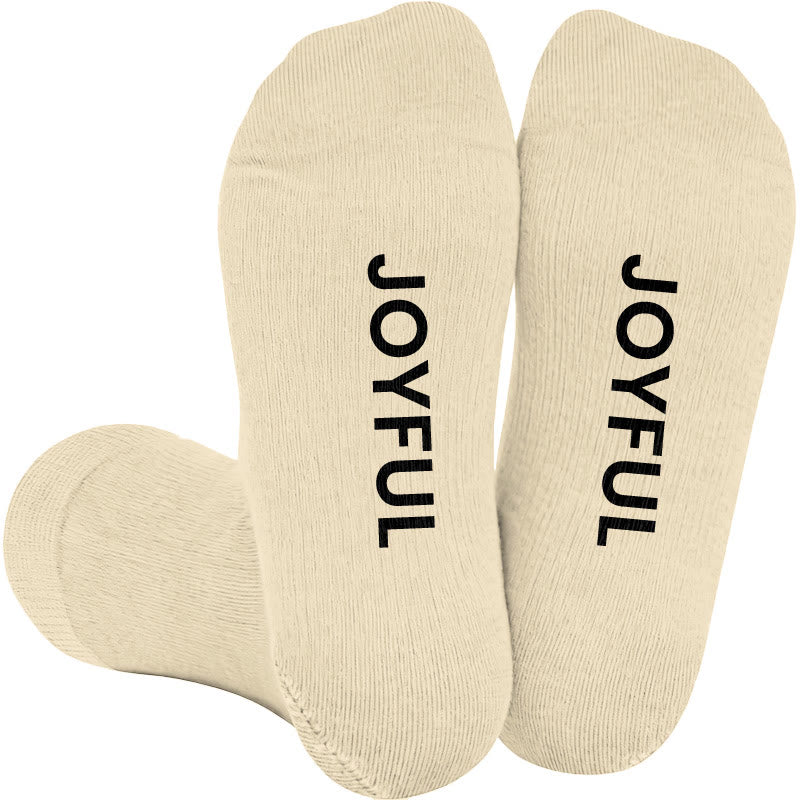 Plus Size Reborn Disciple Joyful Compression Socks(3 Pairs) - Nude(1 Pair) - 4XL - image 3