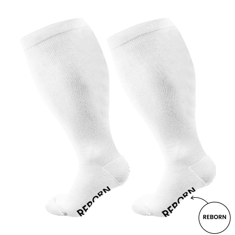 Plus Size Reborn Disciple Joyful Compression Socks(3 Pairs) - image 5