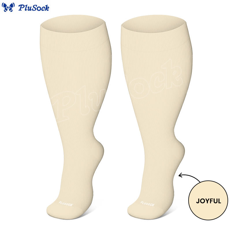 Plus Size Reborn Disciple Joyful Compression Socks(3 Pairs) - image 11