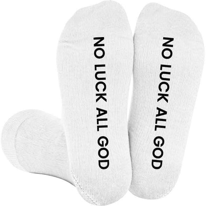 Plus Size Walk With God Compression Socks(3 Pairs) - White(1 Pair) - 4XL - image 2
