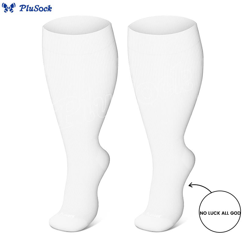 Plus Size Walk With God Compression Socks(3 Pairs) - image 10