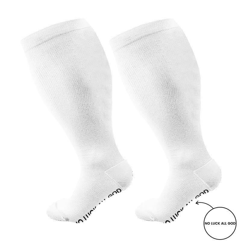 Plus Size Walk With God Compression Socks(3 Pairs) - image 7