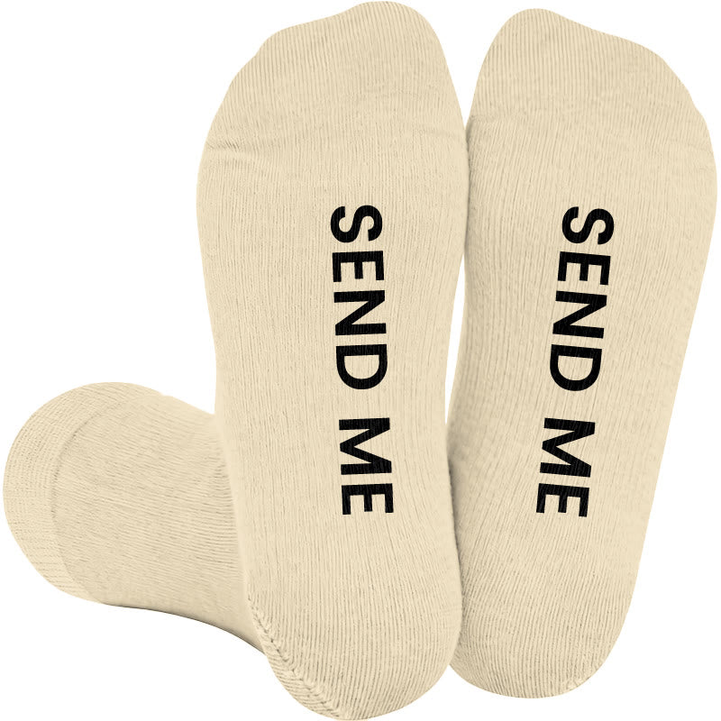 Plus Size Faith Stronger Compression Socks(3 Pairs) - Nude(1 Pair) - 4XL - image 3