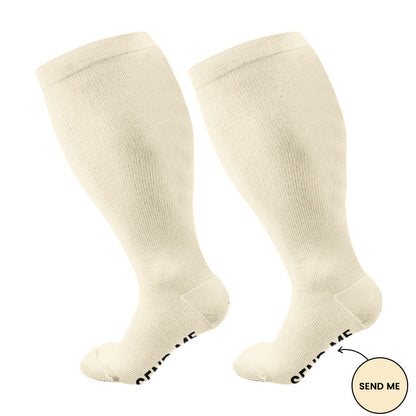 Plus Size Faith Stronger Compression Socks(3 Pairs) - image 7