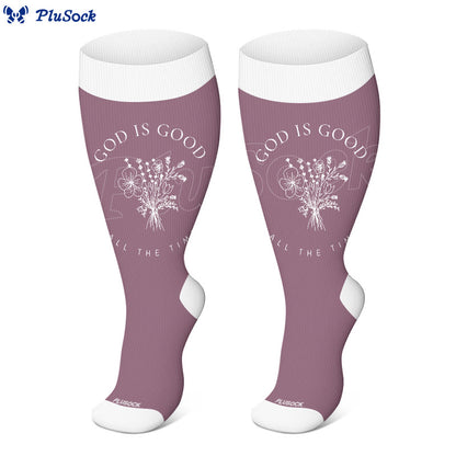 Plus Size Christian Faith Compression Socks(3 Pairs) - image 7