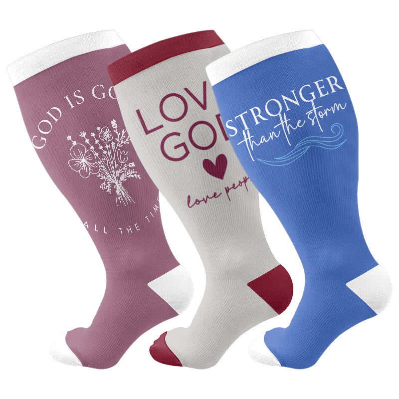 Plus Size Faith Christia Compression Socks - image 5