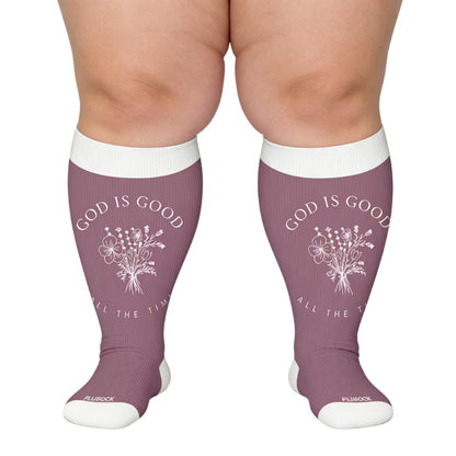 Plus Size Christian Faith Compression Socks - image 3