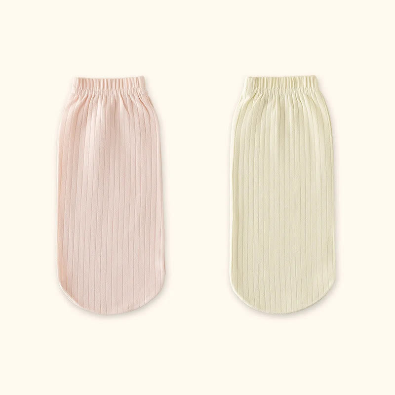 Soft Cotton Sleep Socks(2 Pairs) - Pink+Yellow - EU36-43(US3-9) - image 9