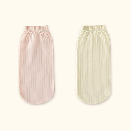 Soft Cotton Sleep Socks(2 Pairs) - Pink+Yellow - EU36-43(US3-9) - image 9