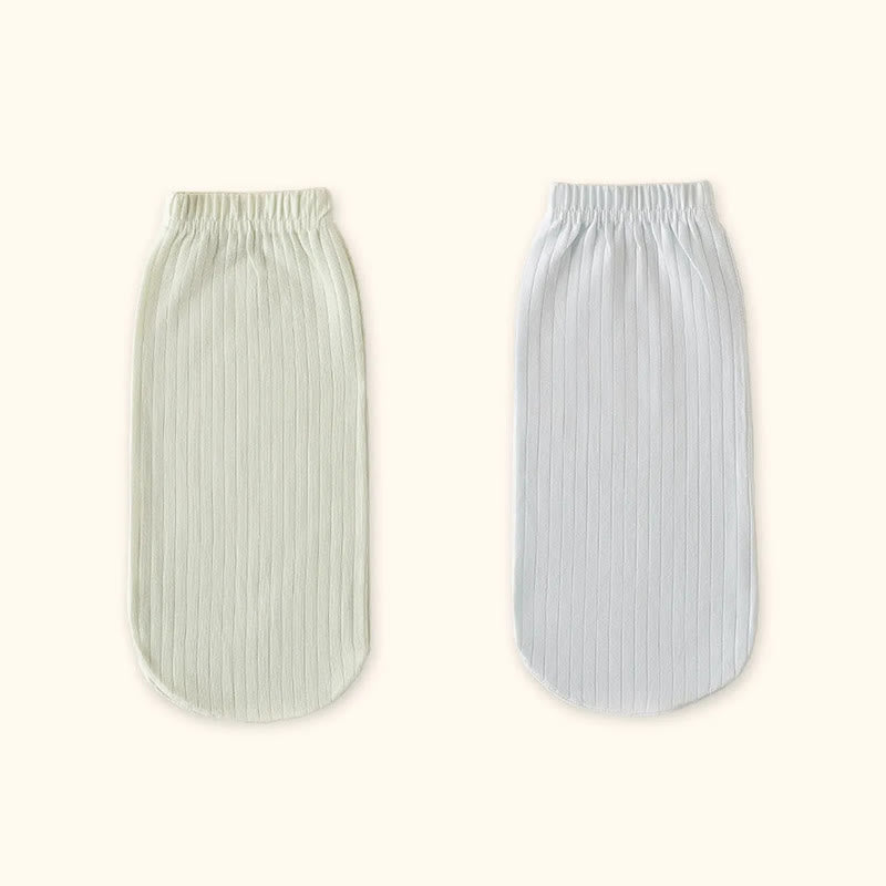 Soft Cotton Sleep Socks(2 Pairs) - Green+Blue - EU36-43(US3-9) - image 11